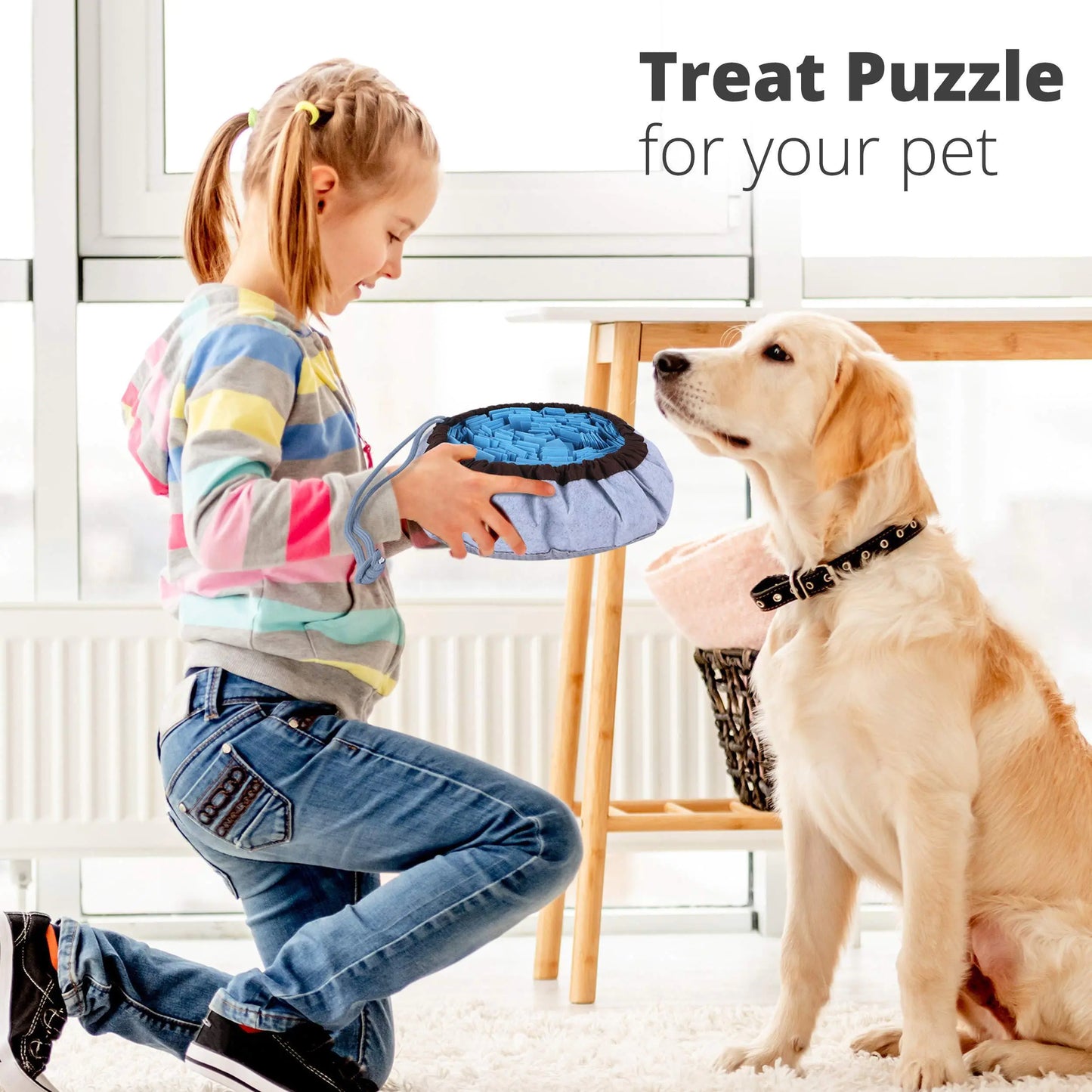 **Snuffle Mat for Dogs – Interactive Puzzle Toy**
