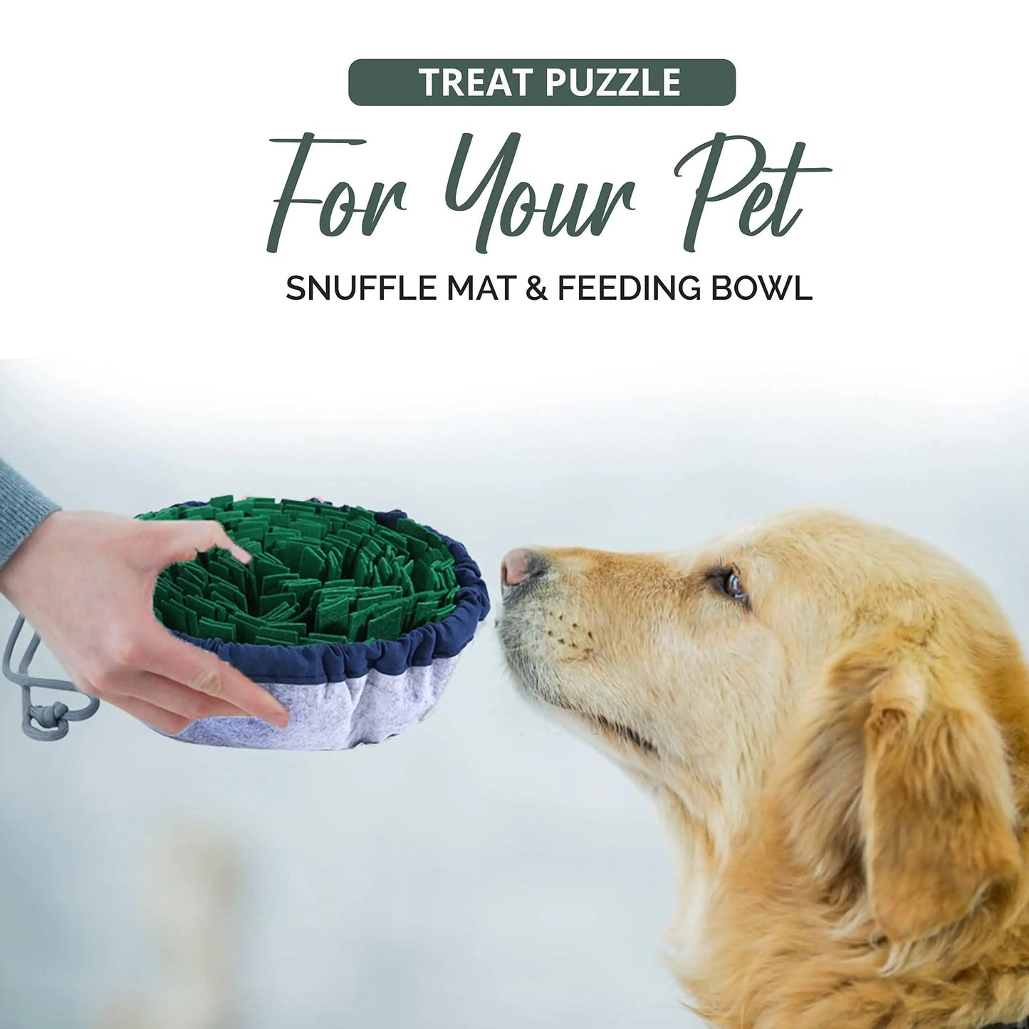 **Snuffle Mat for Dogs – Interactive Foraging Toy**